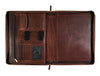 Vittoria Leather Organizer - Walnut Brown - Aaron Leather Goods