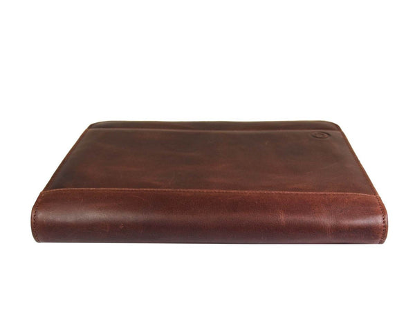 Vittoria Leather Organizer - Walnut Brown - Aaron Leather Goods