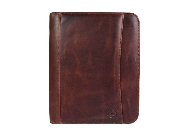 Vittoria Leather Organizer - Walnut Brown - Aaron Leather Goods