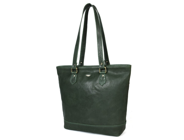 Leather Ladies Tote Bag ( LB - 637 ) - Aaron Leather Goods