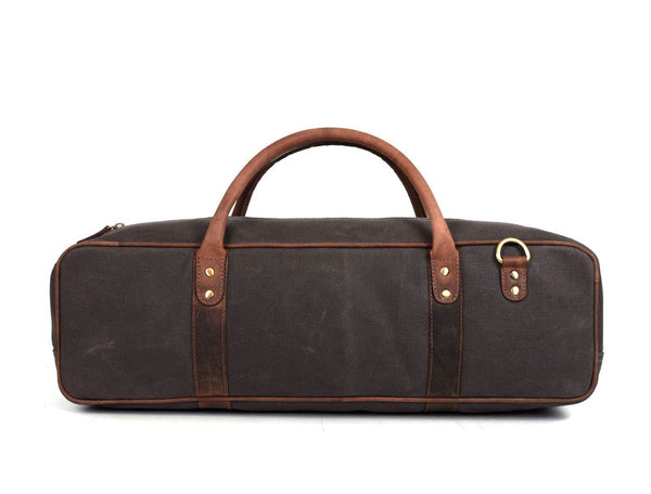 Malaga Canvas Knife Bag - Grey - Aaron Leather Goods