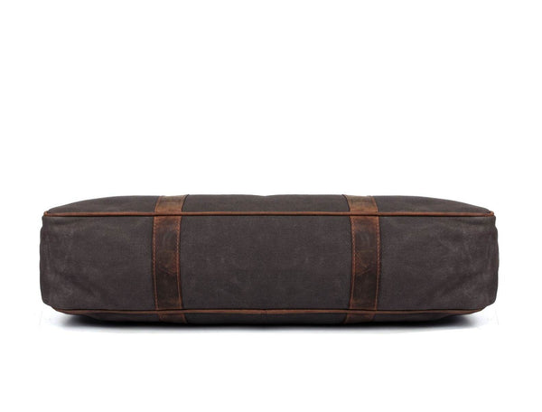 Malaga Canvas Knife Bag - Grey - Aaron Leather Goods