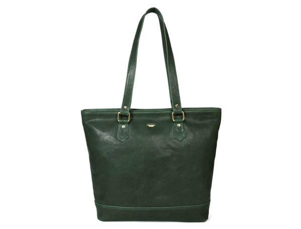 Leather Ladies Tote Bag ( LB - 637 ) - Aaron Leather Goods