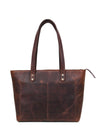 Canaria Travel Tote Bag – Walnut Brown - Aaron Leather Goods