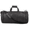 Cordoba Leather Barrel Bag - Raven Black - Aaron Leather Goods