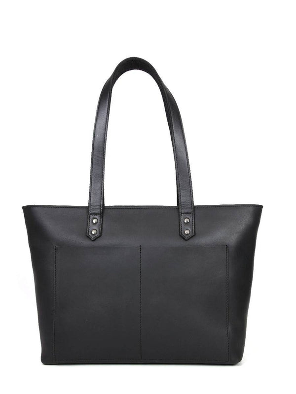 Canaria Travel Tote Bag – Raven Black - Aaron Leather Goods