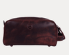 Premium Leather Toiletry Bag – Durable, Stylish & Water-Resistant DOPP Kit - Aaron Leather Goods