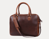 Madison Leather Office Bag - Lux Tan - Aaron Leather Goods
