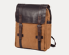Rustic Rover Waxed Canvas Leather Backpack - Aaron Leather Goods