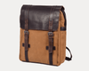 Rustic Rover Waxed Canvas Leather Backpack - Aaron Leather Goods