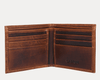Quilted Brown Bifold Leather Wallet - Aaron Leather Goods
