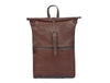 Rugged Leather Roll-Top Commuter Bag - Aaron Leather Goods