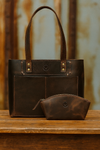 Charlotte Travel Tote Bag Combo - Walnut Brown