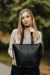 Mieres Travel Tote Bag – Raven - Aaron Leather Goods