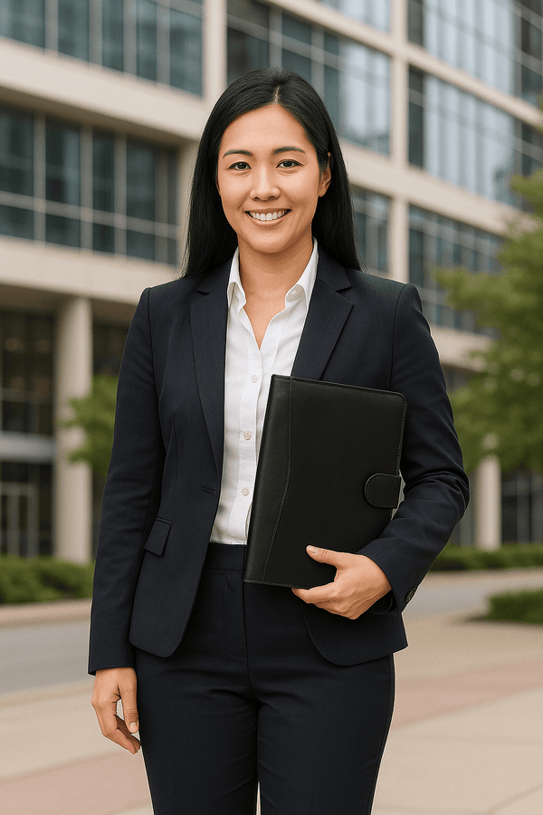 Marsala Leather Organizer - Black - Aaron Leather Goods