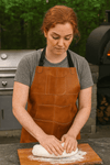 Manresa Leather Apron - Caramel Brown - Aaron Leather Goods