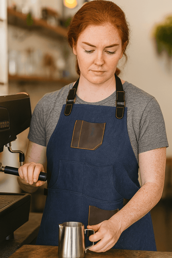 Rogue Leather Canvas Apron - Aaron Leather Goods