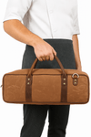 Malaga Canvas Knife Bag - Coffee - Aaron Leather Goods