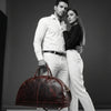 Vintage Leather Weekender Duffel Bag – Large Handmade Travel Bag for Men & Women