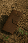 Handmade Leather Hunting Log Book Journal – Vintage Field Notebook for Hunters - Aaron Leather Goods