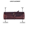 Handmade Leather Knife Roll Bag – Compact Chef Knife Organizer & Travel Case