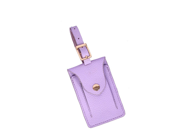 Leather Luggage Tag - Aaron Leather Goods