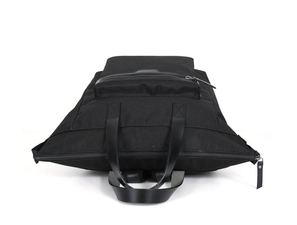 UrbanEdge Leather Tatron Backpack – Black - Aaron Leather Goods