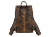 Leather Backpack – Premium Full-Grain Cow Leather Travel Bag | Handmade Laptop Backpack for Men & Women by Aaron Leather Goods
