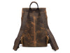Leather Backpack – Premium Full - Grain Cow Leather Travel Bag | Handmade Laptop Backpack for Men & Women by Aaron Leather Goods - Aaron Leather Goods