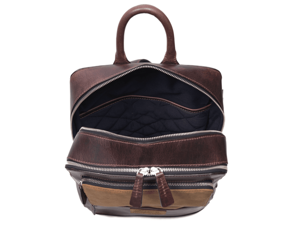 Aaron Leather Goods – Premium Leather and Suede Backpack - Aaron Leather Goods