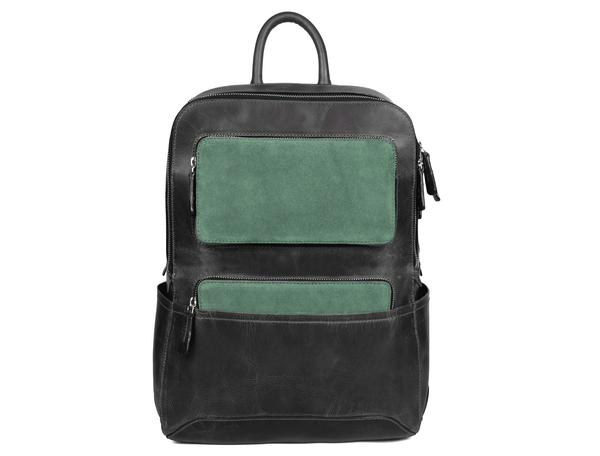 Aaron Leather Goods – Premium Leather and Suede Backpack - Aaron Leather Goods