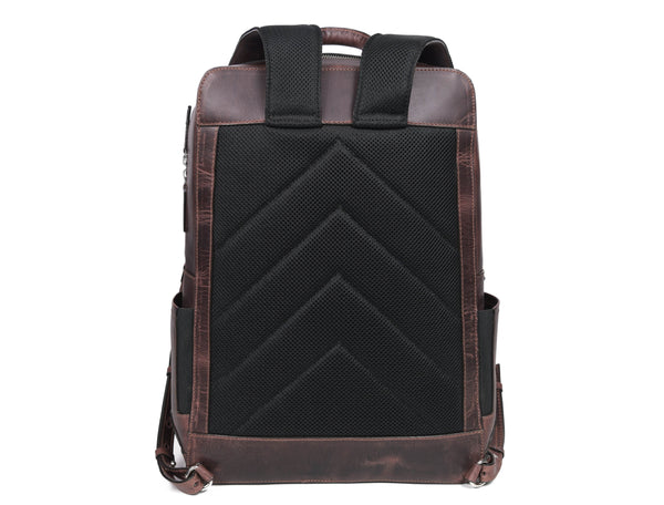 Aaron Leather Goods – Premium Leather and Suede Backpack - Aaron Leather Goods