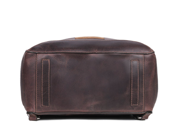 Aaron Leather Goods – Premium Leather and Suede Backpack - Aaron Leather Goods