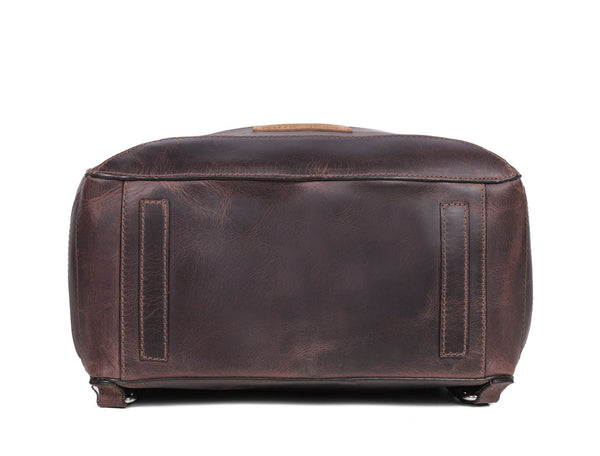 Aaron Leather Goods – Premium Leather and Suede Backpack - Aaron Leather Goods