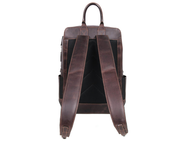 Aaron Leather Goods – Premium Leather and Suede Backpack - Aaron Leather Goods