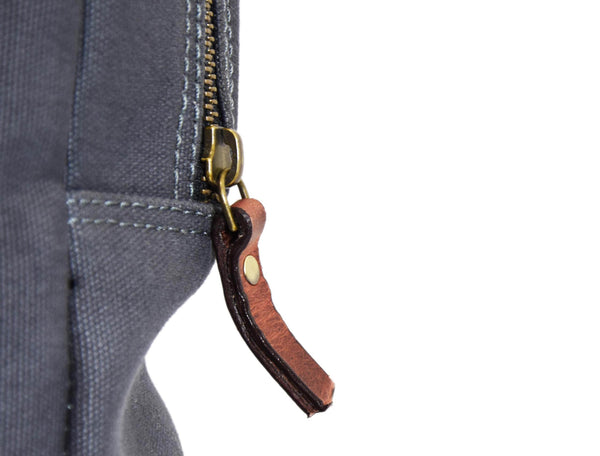 Aaron Leather Goods Canvas & Leather Knife Roll + Travel Backpack Combo - Aaron Leather Goods