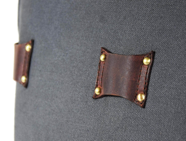 Aaron Leather Goods Canvas & Leather Knife Roll + Travel Backpack Combo - Aaron Leather Goods