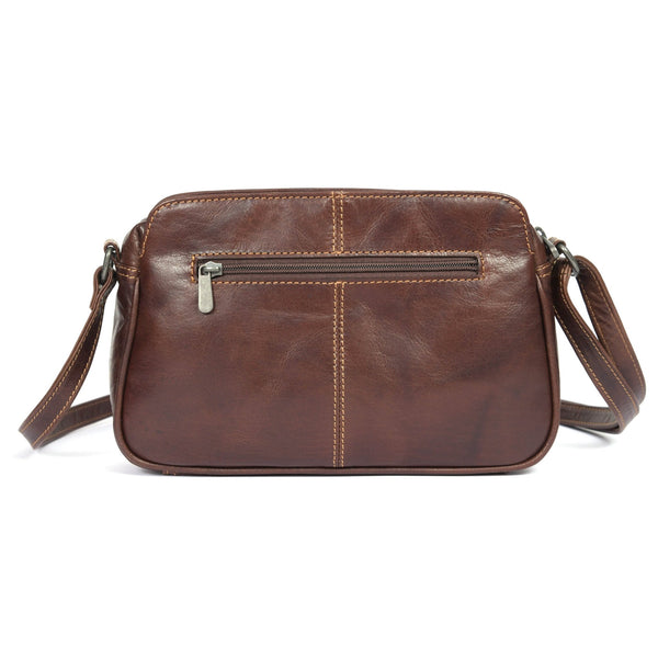 Reus Leather Sling Bag - Caramel Brown. BUY 2 GET 1 FREE - Aaron Leather Goods