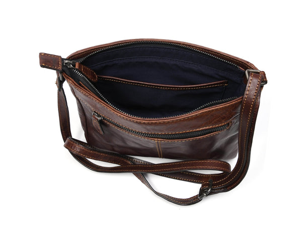 Polaris Leather Ladies Bag - Brown. BUY 1 GET 1 FREE - Aaron Leather Goods