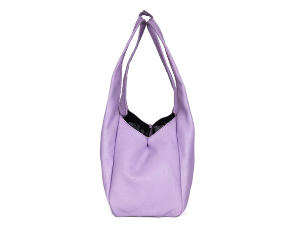 Premium Women’s Leather Shoulder Tote – Spacious Hobo Handbag for Work & Travel - Aaron Leather Goods