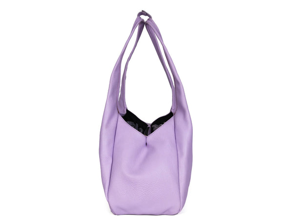 Premium Women’s Leather Shoulder Tote – Spacious Hobo Handbag for Work & Travel - Aaron Leather Goods