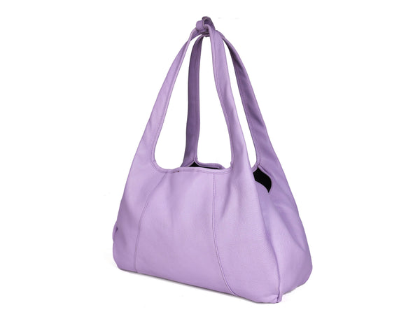 Premium Women’s Leather Shoulder Tote – Spacious Hobo Handbag for Work & Travel - Aaron Leather Goods