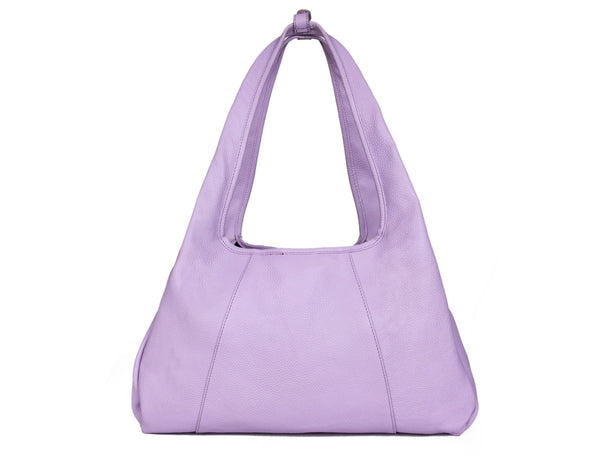 Premium Women’s Leather Shoulder Tote – Spacious Hobo Handbag for Work & Travel - Aaron Leather Goods