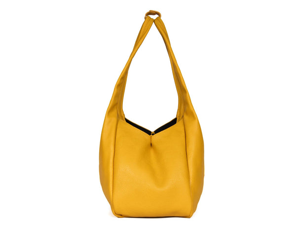 Premium Women’s Leather Shoulder Tote – Spacious Hobo Handbag for Work & Travel - Aaron Leather Goods