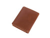 Toledo Leather Tri - fold Mens Wallet - Caramel - Aaron Leather Goods