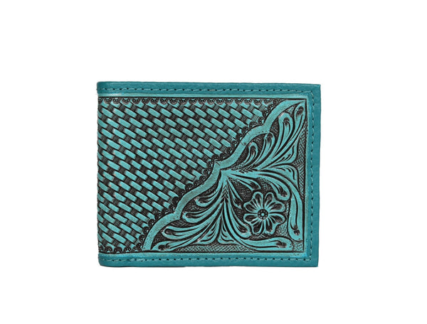 Tooled Leather Wallets For Men - Aaron Leather Goods