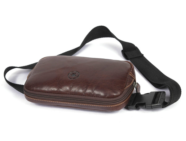 Vintage Leather Waist Bag – Compact Style with Everyday Utility. BUY 1 GET 1 FREE - Aaron Leather Goods