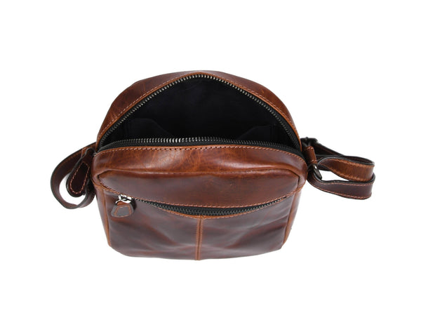 Vintage Quilted Leather Crossbody Bag – Compact & Stylish Everyday Companion. Buy 1 GET 1 - Aaron Leather Goods