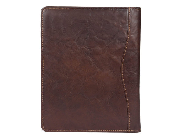 Aaron Leather Goods Executive Leather Document Folder - Aaron Leather Goods