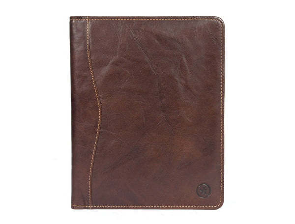 Aaron Leather Goods Executive Leather Document Folder - Aaron Leather Goods